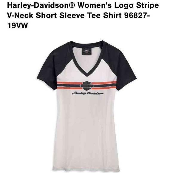 Harley-Davidson Tops - v-neck short sleeve t-shirt (Harley Davidson)